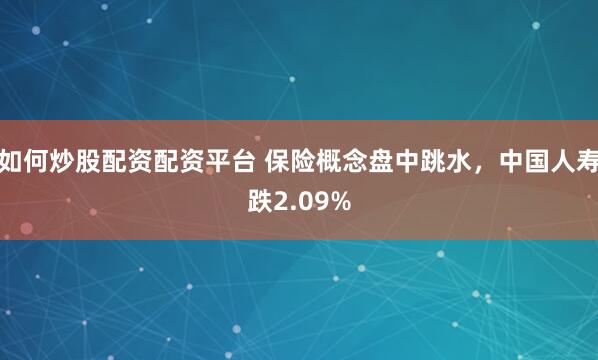 如何炒股配资配资平台 保险概念盘中跳水，中国人寿跌2.09%